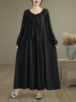 Women's Black Loose Dress