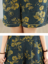 Women's Comfortable Pocket Printed Style Dungaree