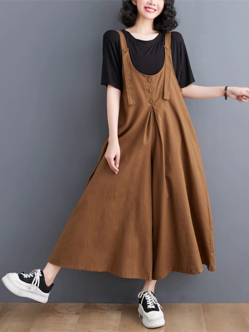 Women's Wide-Leg Pant Dungarees