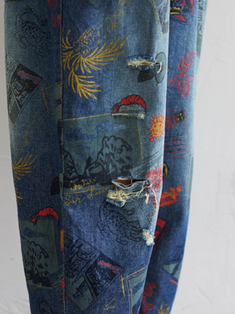 Women's Artist  Denim Overalls 