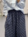 Women's Summer Loose Casual Wide Leg Polka Dot Pants Bottom