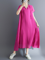 Sunlit Confidence Midi Dress — Flowy, Flattering Rayon-Blend for Everyday Elegance