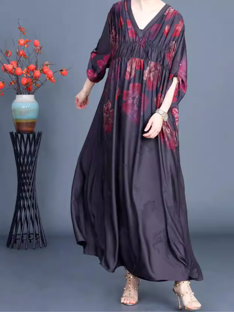 Robe A-Line A-Line à col en v à col en v à col