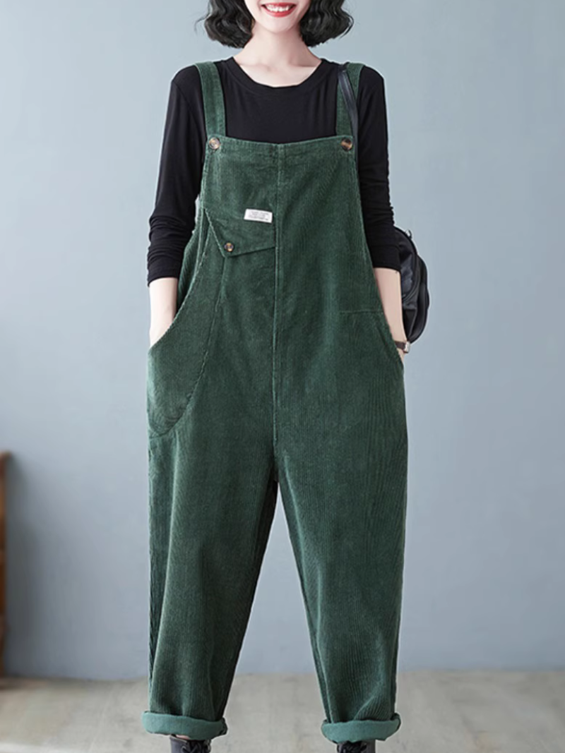 Women's pockets Dungarees 