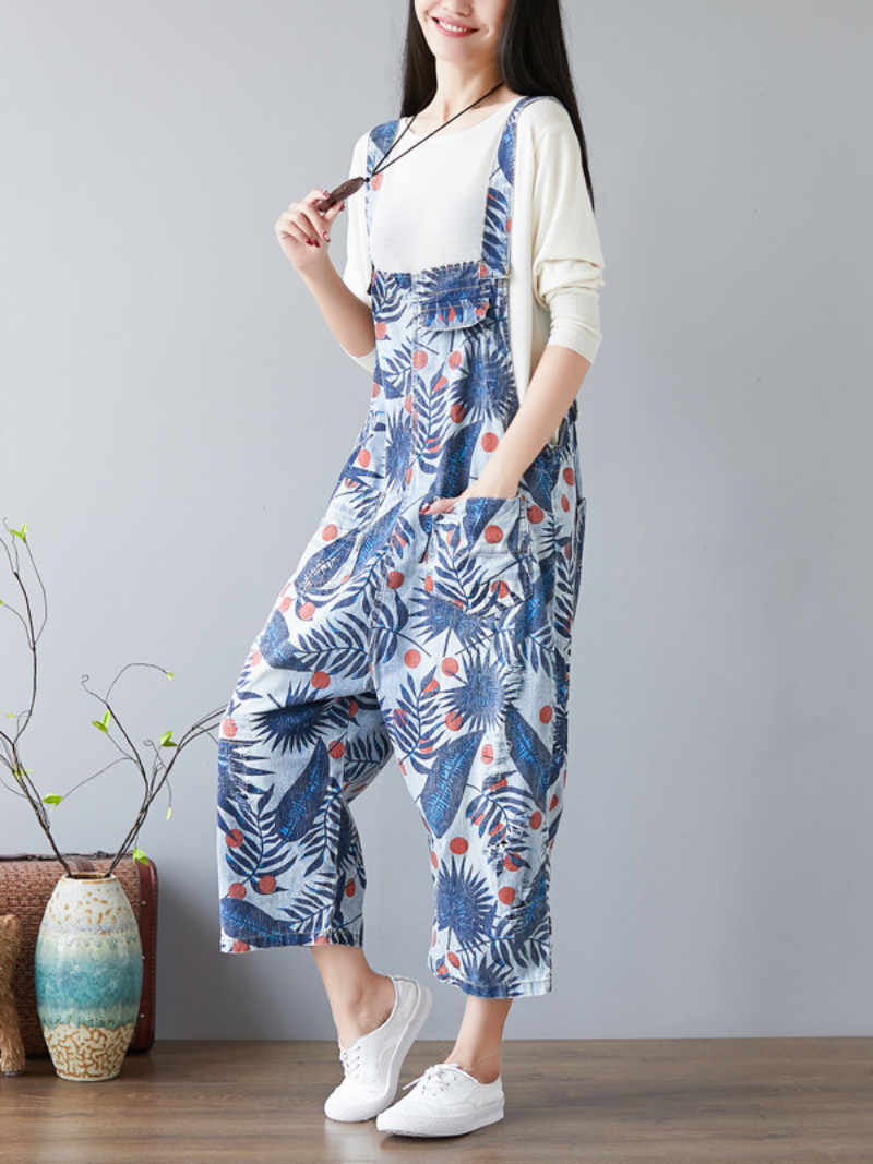 relaxed fit women's overalls denim