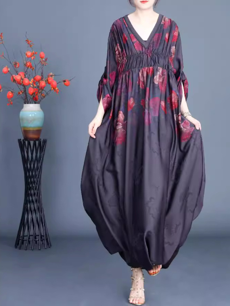 Robe A-Line A-Line à col en v à col en v à col