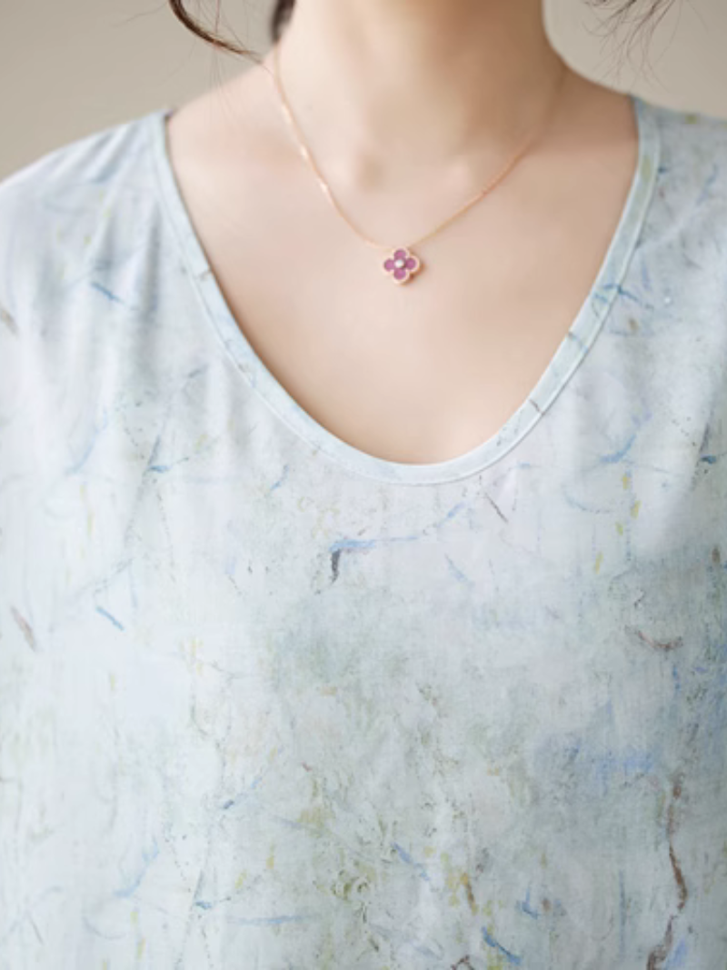 Robe Kaftan PEINTURE DE PLACE SUMBRE FEMMES