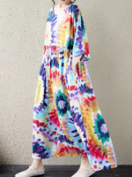 Joyful Weekend Maxi Dress — Flowing, Flattering Print for Sunlit Days