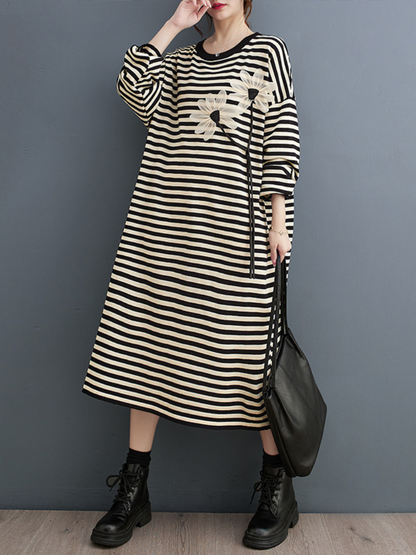 Women's Flower Midi Dress