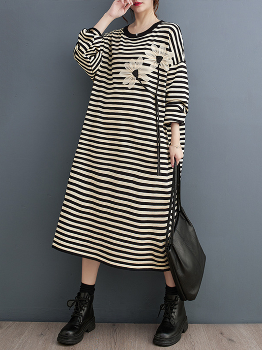 Women's Flower Midi Dress