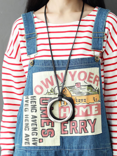 Women's Short  Denim Overalls