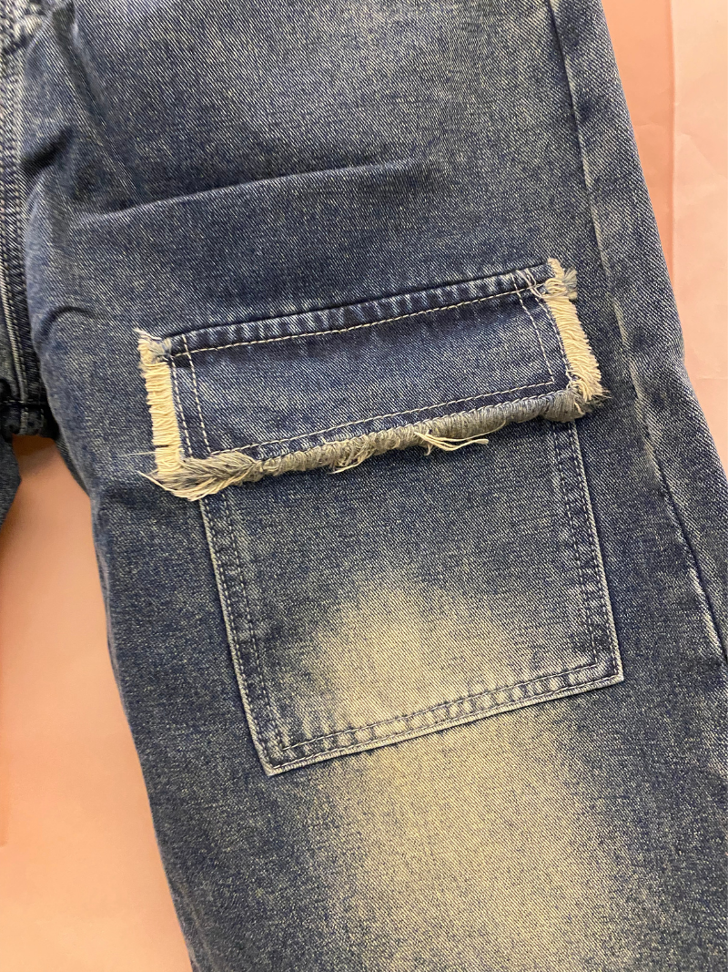 Summer à la mode et classiques de style élastique en denim classique