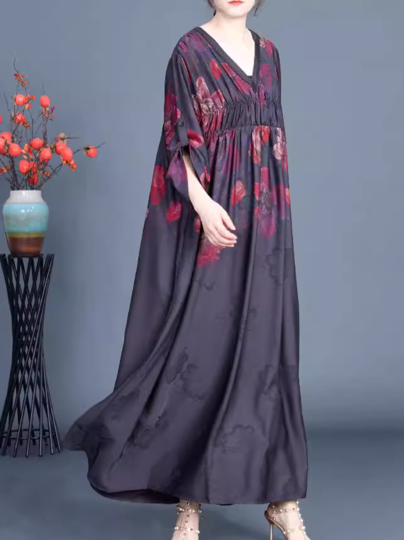 Robe A-Line A-Line à col en v à col en v à col