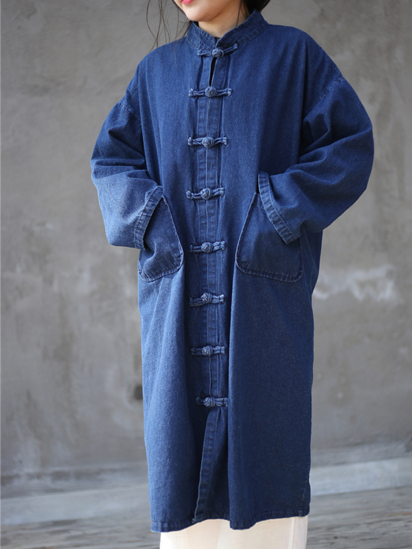 Everyday Confidence Duster Coat — Soft Denim Layer With Effortless Fit