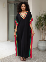 Vestido de biquíni da moda feminina encobrimento de biquíni Long Kaftan