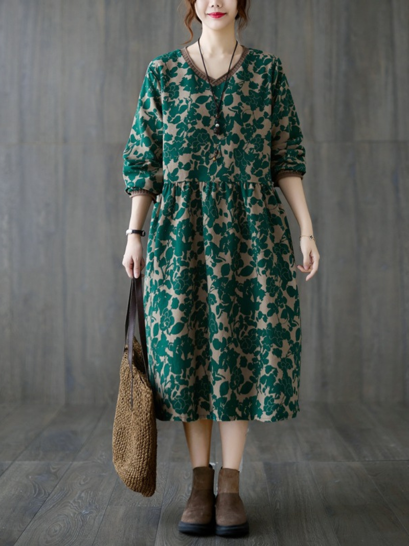 Casual floral dress for women