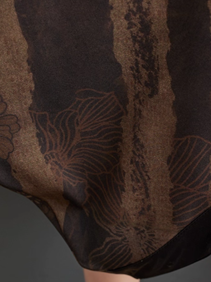 Artisanal Kimono Coat with Frog Closures, Oversized Cocoon Silhouette, Elegant Draped Layers