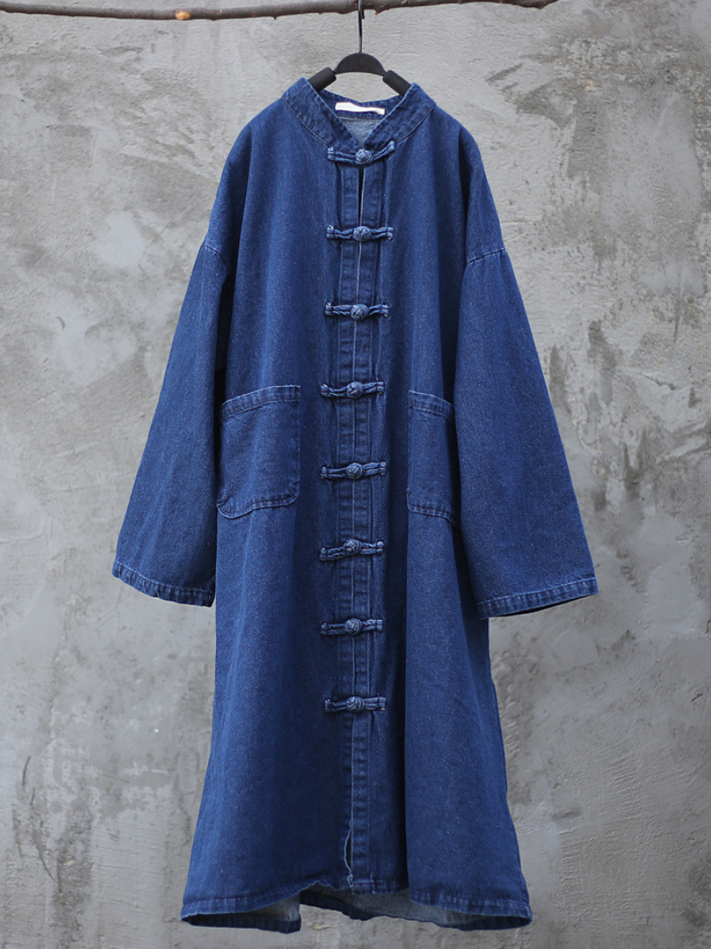 Everyday Confidence Duster Coat — Soft Denim Layer With Effortless Fit