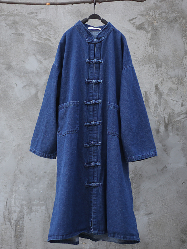 Everyday Confidence Duster Coat — Soft Denim Layer With Effortless Fit