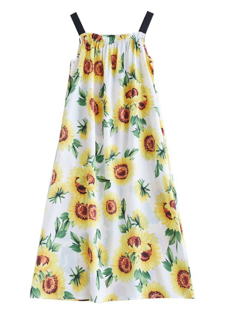 Loose Sleeveless Salopette Dress