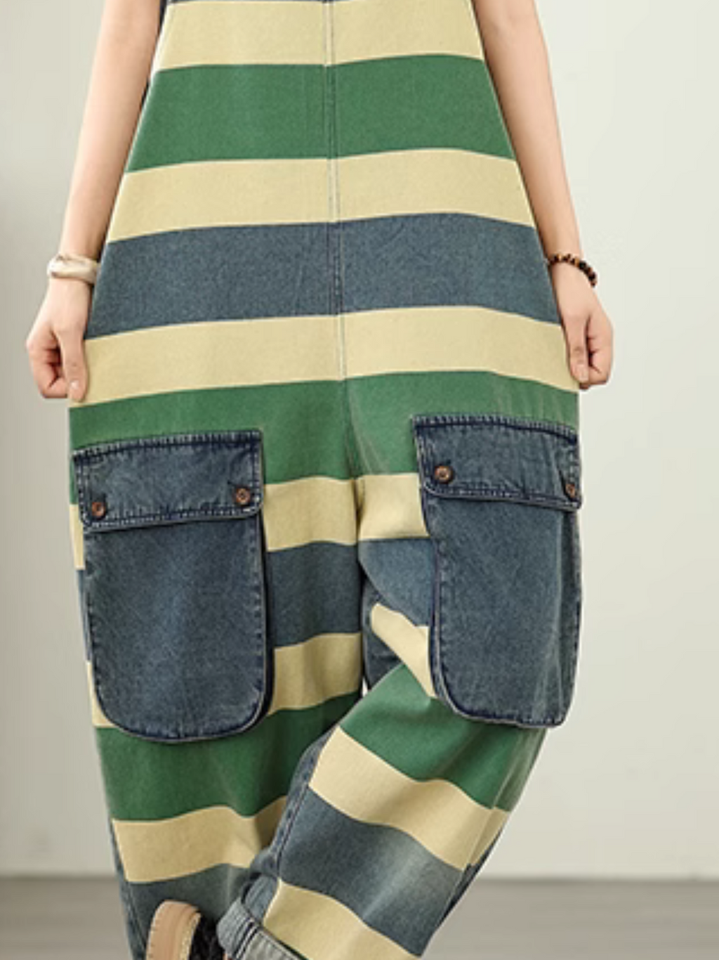 Women's Loose Dungaree 