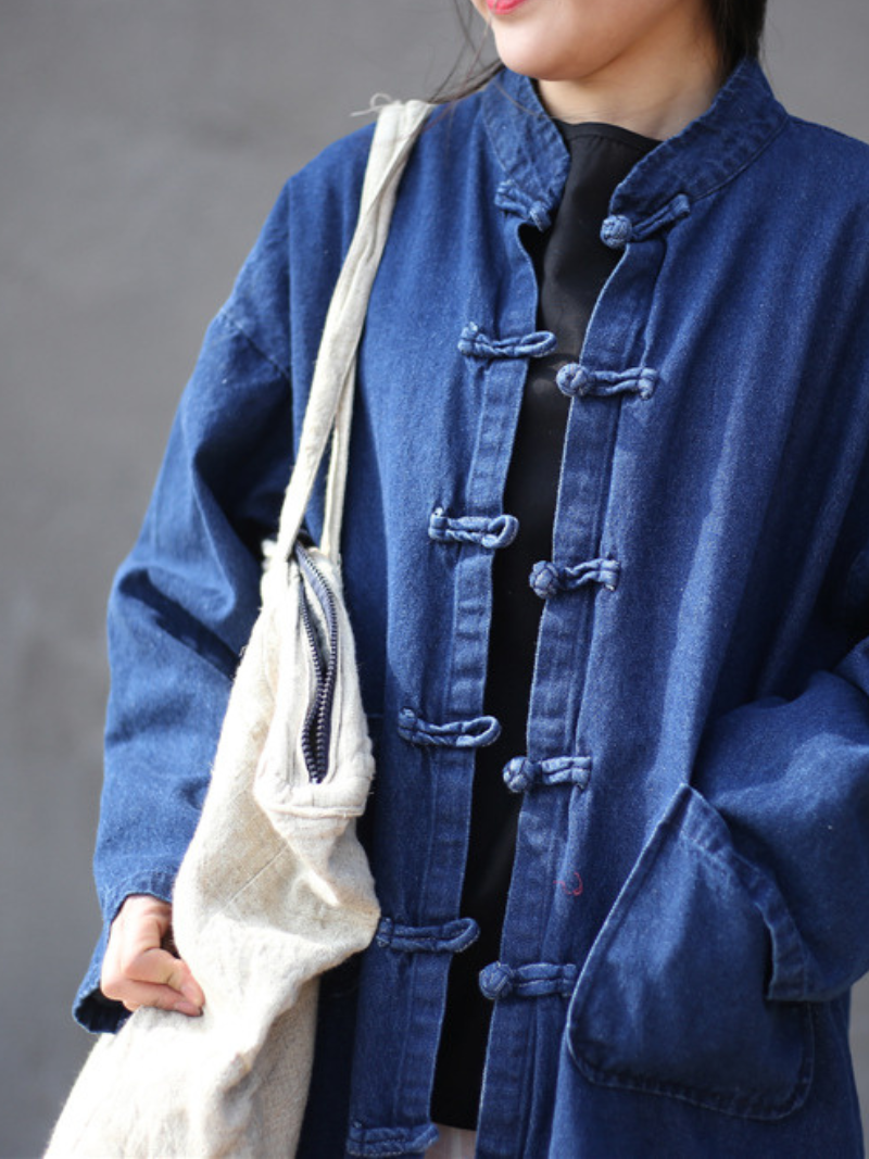 Everyday Confidence Duster Coat — Soft Denim Layer With Effortless Fit
