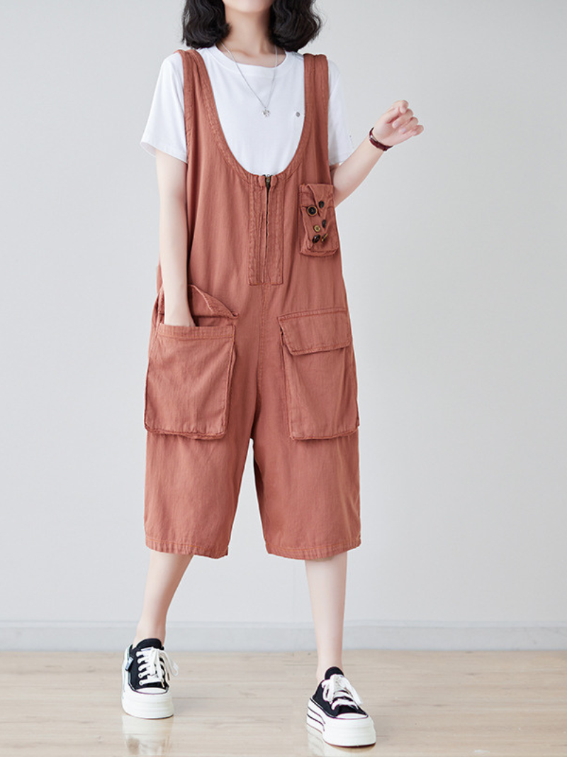 Women's Front Pocket Style Dungaree 