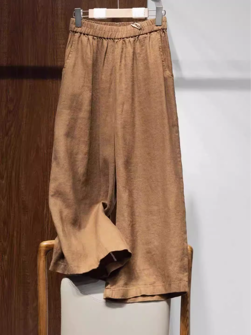 Couleur solide confortable et à la mode des femmes à jambes droites