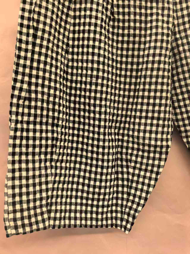 Lightweigh Women Welf lâche décontracté et le fond à carreaux