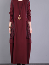 Women's Casual & Stylish Crew Neck Maxi Dress