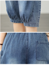 Women's Trendy Denim Shorts Midi-Length Pants Style Bottom