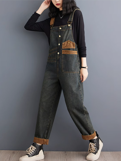 Women's Pocket Style Dungaree