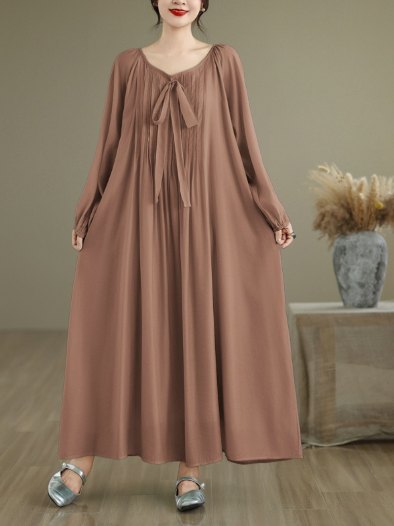 Women's Coffee Loose Dress 
