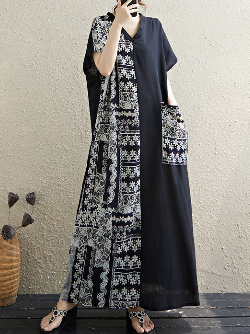 Loose Kaftan Dress 