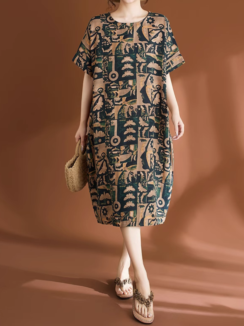 Lightweight summer midi dress