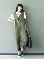 Stylish Button Front Denim Overalls for Women | Eva Trends