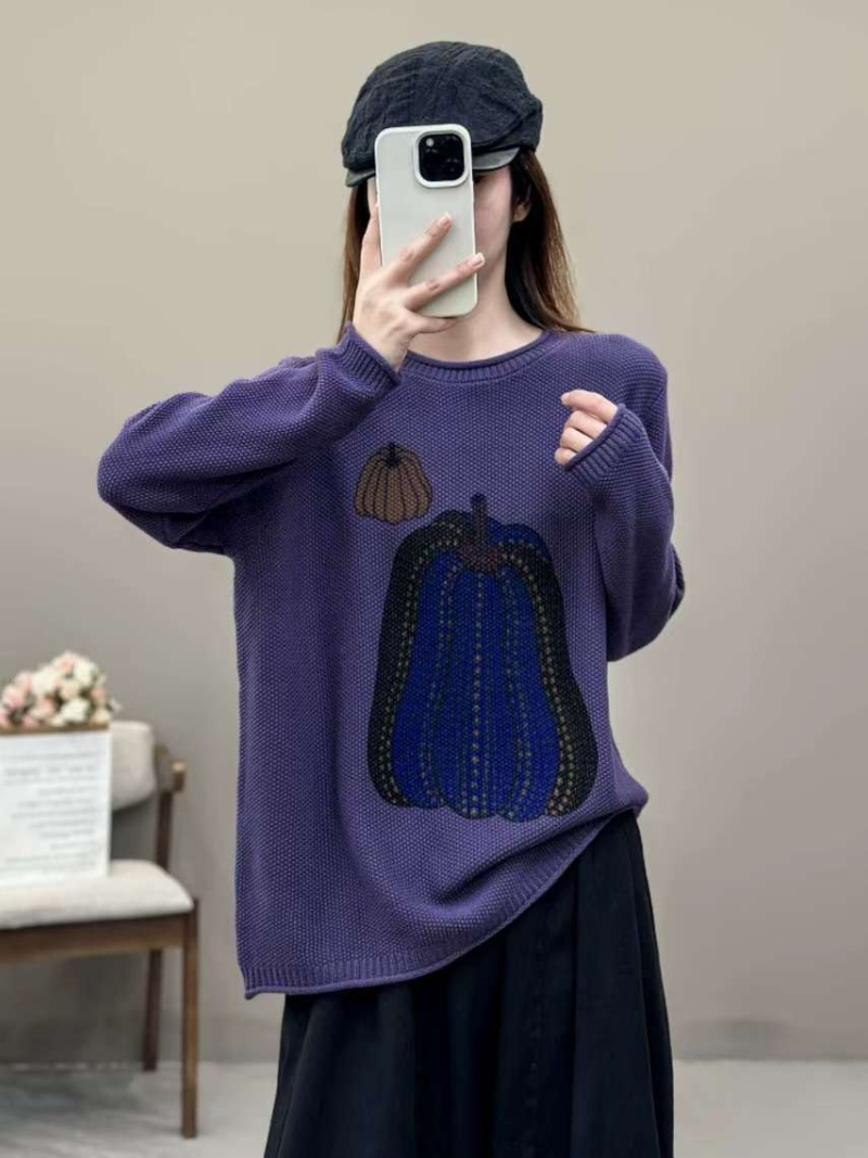 Women's Purple Sweater 