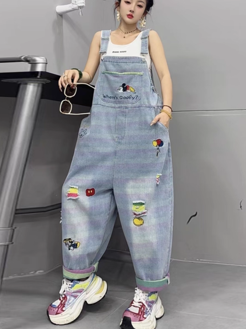 Women's Floral Overall