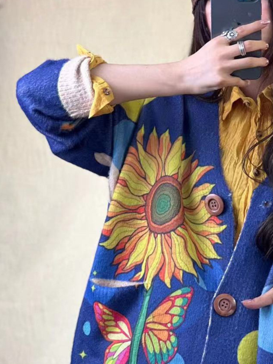 Women's Loong Sleeves Cardigan