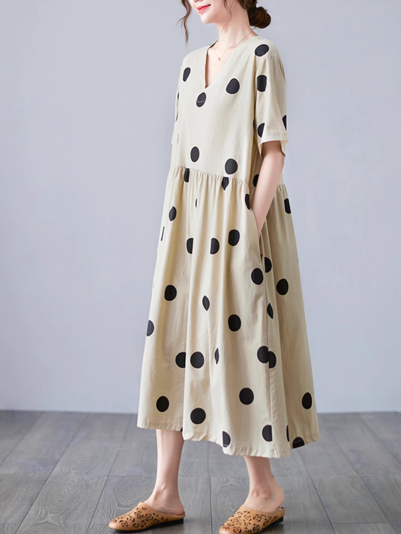 Side Pocket A-Line Dress