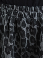 Leopard Print Balloon Jogger Pants for Women in Stretch Fabric