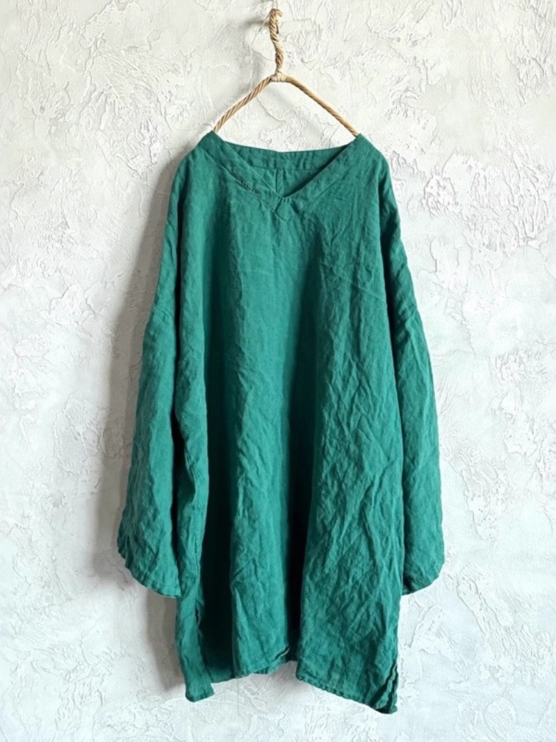 Women's Blue Loose Top 