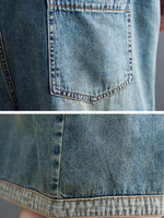 Women's High Waist Short  Dungarees