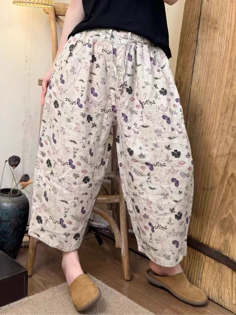 Women's Purple Flower Bottom 