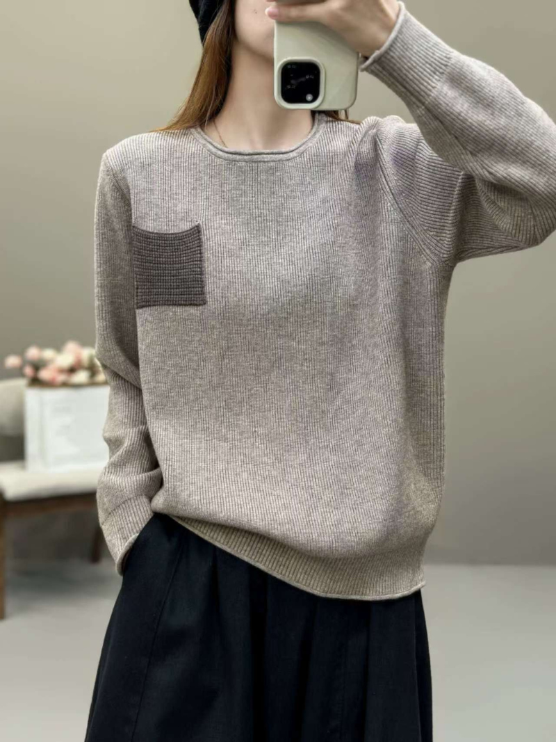 Women's Oatmeal Sweater 