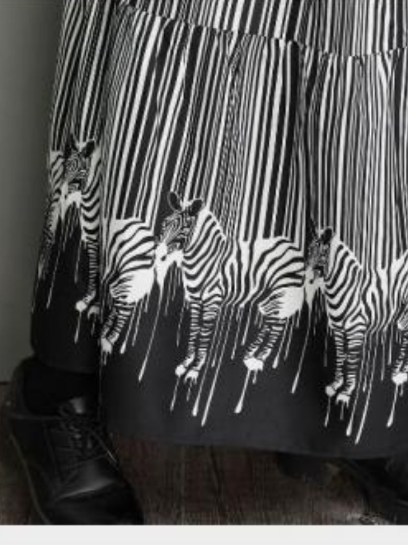 Women's Printed Maxi Shirt Dress