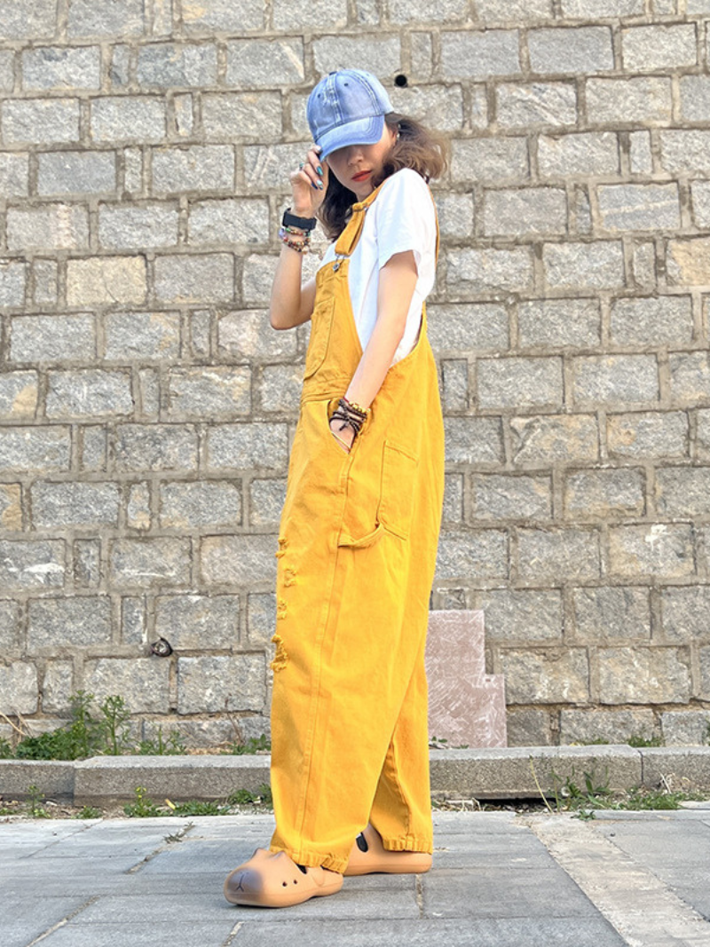 Women's Loose Dungaree 