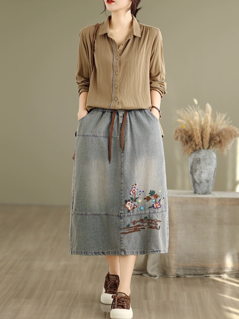 Women's Loose Skirt Bottom 