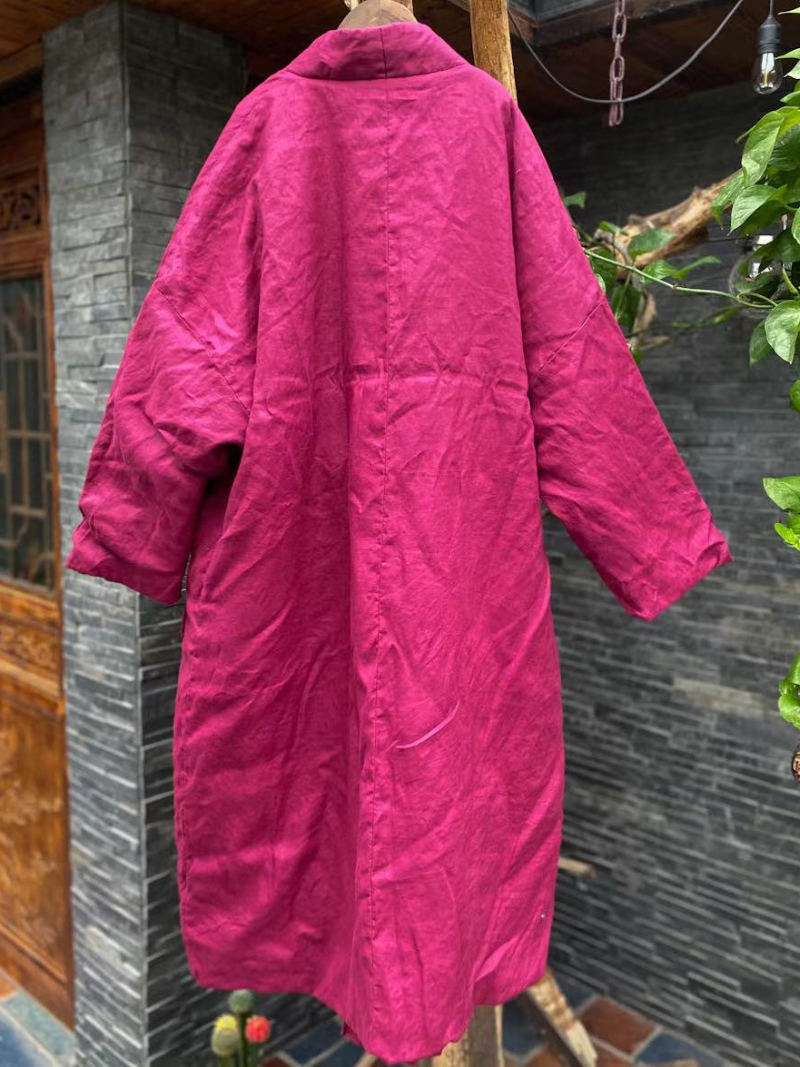 Boho Chic Loose A-Line Coat pour confort sans effort