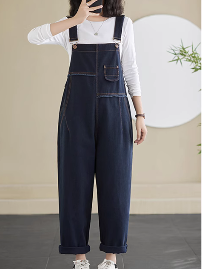 Women's Straight-Leg Bib's Dungaree